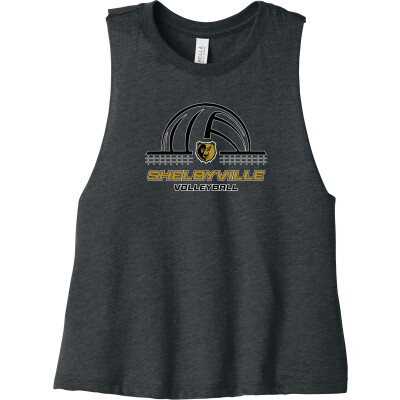 Bella+Canvas Women’s Racerback Cropped Tank