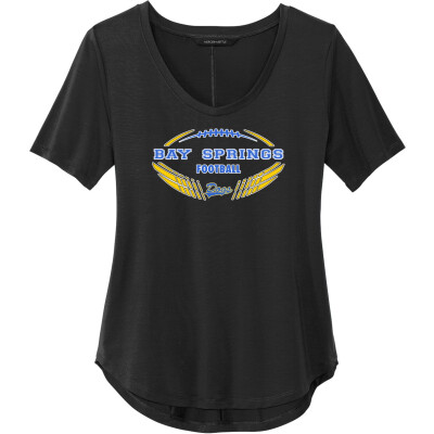 Women's Stretch Jersey Relaxed Scoop Tee