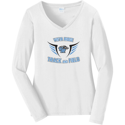 Women's Long Sleeve Fan Favorite V-Neck Tee