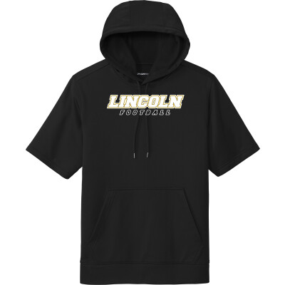 Performance Fleece Short-Sleeve Hooded Pullover