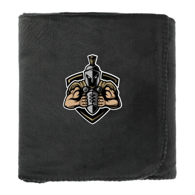100% Recycled PET Fleece Blanket with RPET Pouch