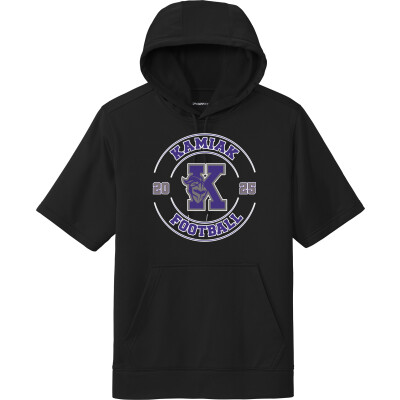 Performance Fleece Short-Sleeve Hooded Pullover