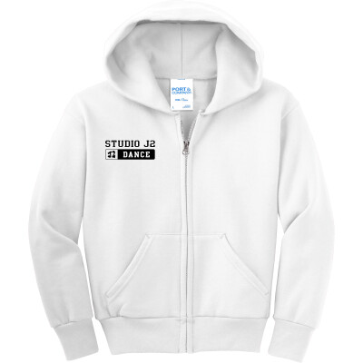 Youth Core Fleece Full-Zip Hooded Sweatshirt