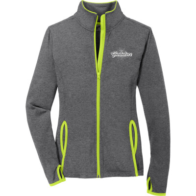Women's Sport-Wick Stretch Contrast Full-Zip Jacket