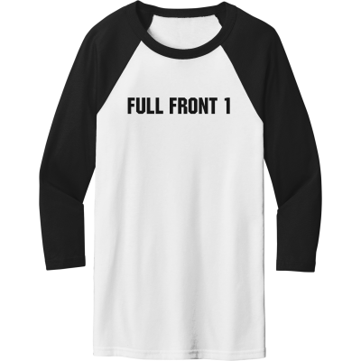 BELLA+CANVAS Adult 3/4-Sleeve Baseball Tee
