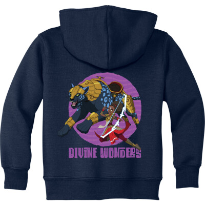 Iyanu & Ekun Divine Wonders Toddler Fleece Pullover Hoodie