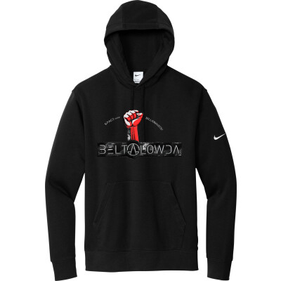 For the Belt - Nike Fleece Sleeve Swoosh Pullover Hoodie