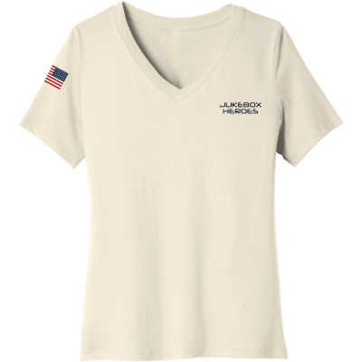 JBH Women’s Relaxed Jersey Short Sleeve V-Neck Tee