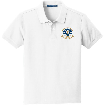 Youth Polo W/ Logo Core Classic Pique - DTF