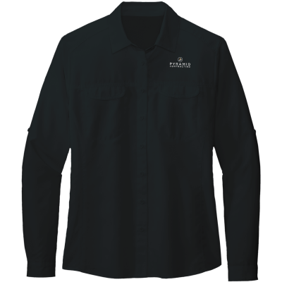 Port Authority Women's Long Sleeve UV Daybreak Shirt (EMB)