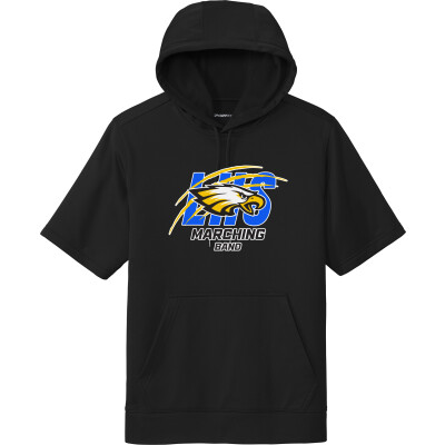 Performance Fleece Short-Sleeve Hooded Pullover