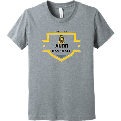 Bella+Canvas Youth Heather CVC Tee