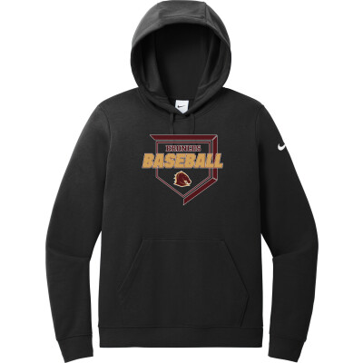 Nike Women's Club Fleece Sleeve Swoosh Pullover Hoodie