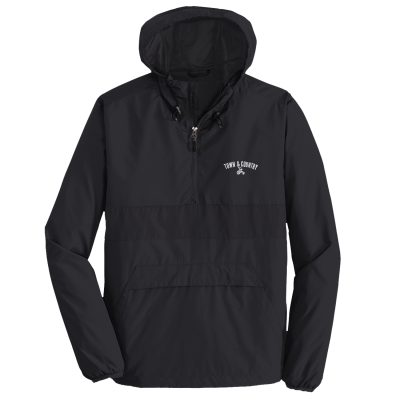 Zipped Pocket Anorak- Embroidered