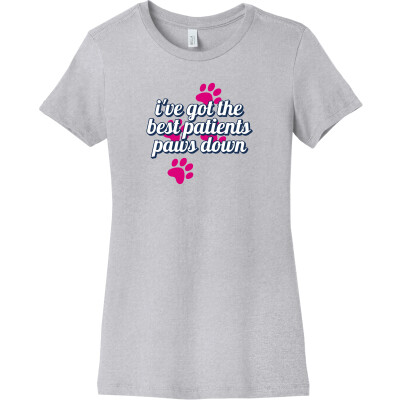 Women's Slim Fit Tee- Paws Down