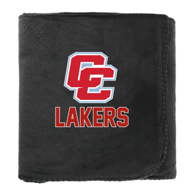 100% Recycled PET Fleece Blanket with RPET Pouch