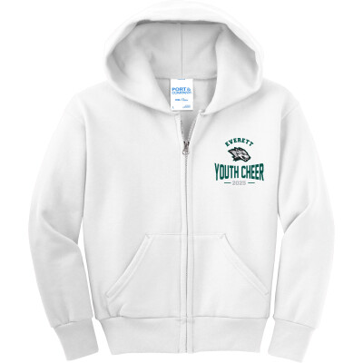 Youth Core Fleece Full-Zip Hooded Sweatshirt