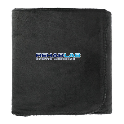 100% Recycled PET Fleece Blanket with RPET Pouch