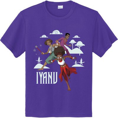 Team Chosen in Action Youth Performance Moisture Wicking Tee