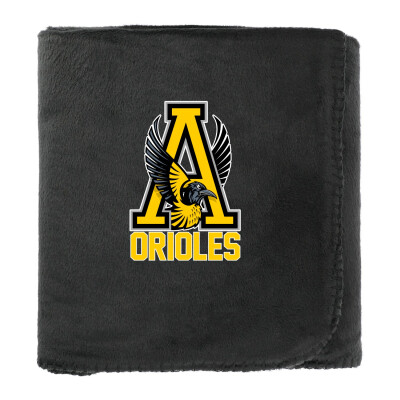 100% Recycled PET Fleece Blanket with RPET Pouch