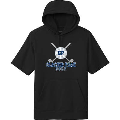 Performance Fleece Short-Sleeve Hooded Pullover