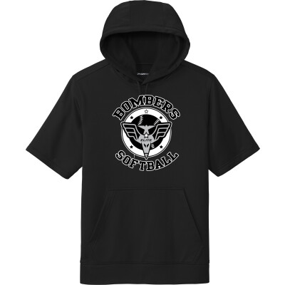 Performance Fleece Short Sleeve Hooded Pullover