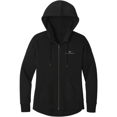 Women's Perfect Weight Fleece Drop Shoulder Full-Zip Hoodie