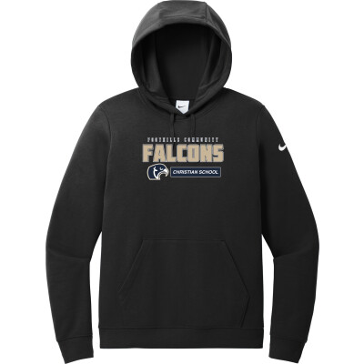 Nike Women's Club Fleece Sleeve Swoosh Pullover Hoodie