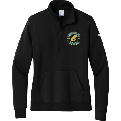 Nike Women's Club Fleece Sleeve Swoosh 1/2-Zip