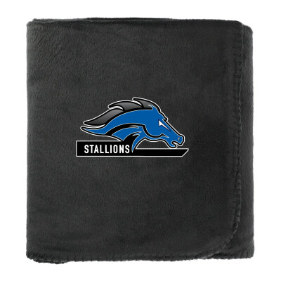 100% Recycled PET Fleece Blanket with RPET Pouch