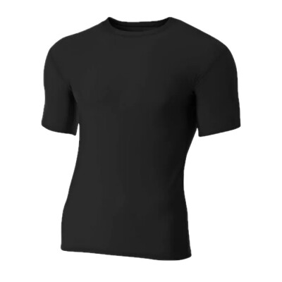 A4 Adult Short Sleeve Compression Crew