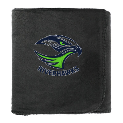 100% Recycled PET Fleece Blanket with RPET Pouch