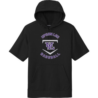 Performance Fleece Short Sleeve Hooded Pullover