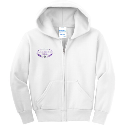 Youth Core Fleece Full-Zip Hooded Sweatshirt