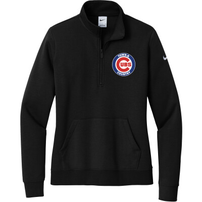 Nike Women's Club Fleece Sleeve Swoosh 1/2-Zip