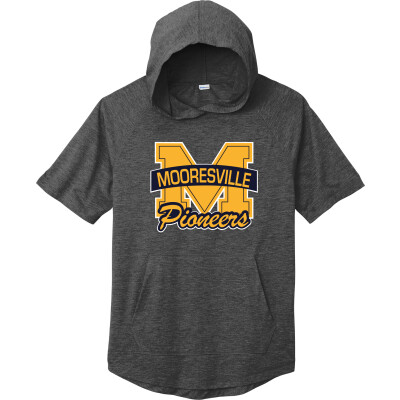Tri-Blend Wicking Short Sleeve Hoodie