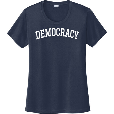 DEMOCRACY - Ladies Performance Short Sleeve Tee