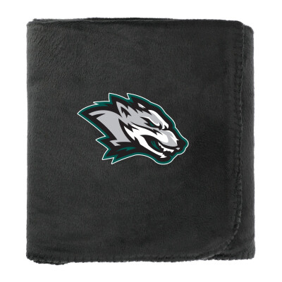 100% Recycled PET Fleece Blanket with RPET Pouch