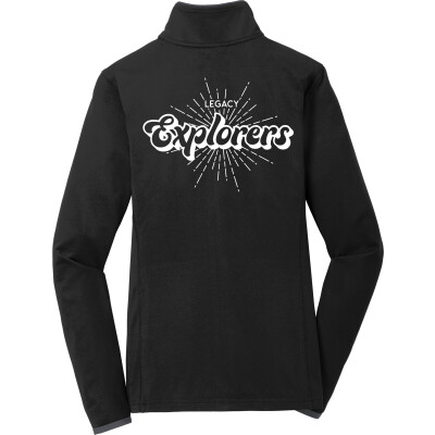 Women's Sport-Wick Stretch Contrast Full-Zip Jacket