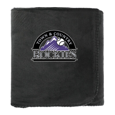 100% Recycled PET Fleece Blanket with RPET Pouch