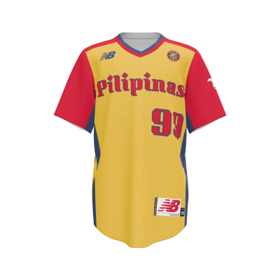 New Balance Youth V-Neck Adversary Baseball Jersey - Yellow
