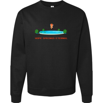 Fairy Fountain - Midweight Crewneck Sweatshirt Loose