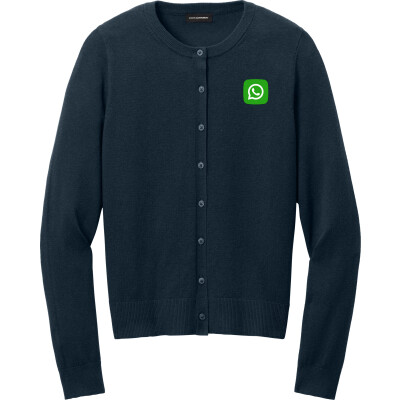 PORT AUTHORITY Women's Easy Care Crewneck Cardigan Sweater (EMB)