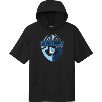 Performance Fleece Short-Sleeve Hooded Pullover