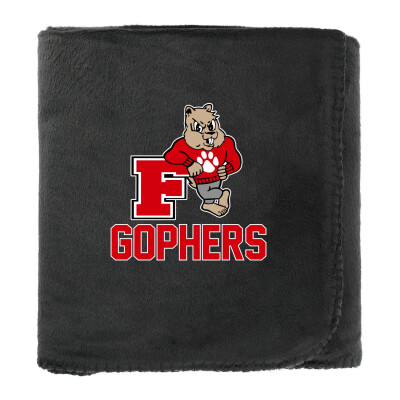 100% Recycled PET Fleece Blanket with RPET Pouch