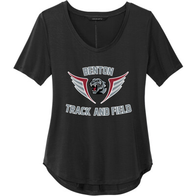 Women's Stretch Jersey Relaxed Scoop Tee