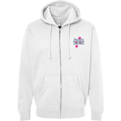 Midweight Full Zip Hoodie- Paws down