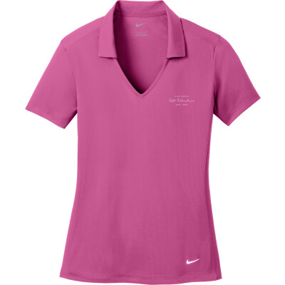 Embroidered Nike Women's Dri-FIT Vertical Mesh Polo