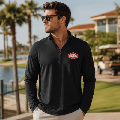 RED MEAT LOVERS TRAVIS MATHEW Coto Performance 1/4-Zip