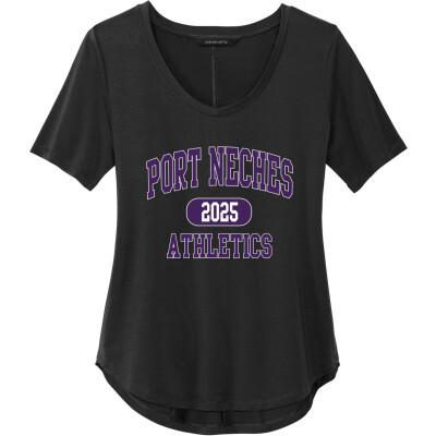 Women's Stretch Jersey Relaxed Scoop Tee